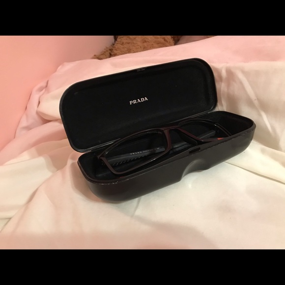 Prada Prescription Eyeglass Frames + Case - Picture 4 of 8